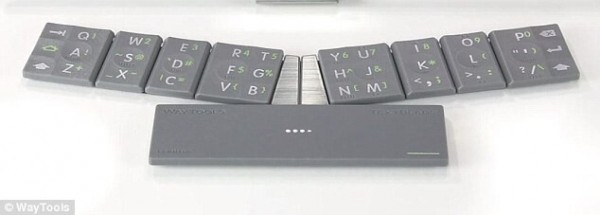 打字革命！TextBlade便攜鍵盤僅8鍵