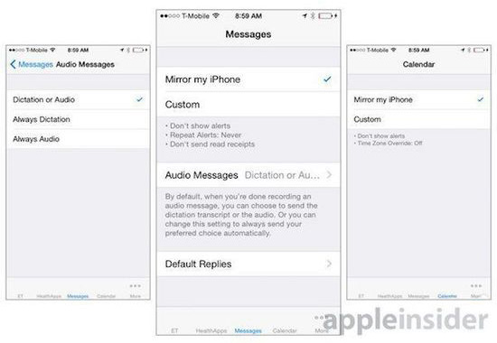 Apple Watch設(shè)置菜單曝光，功能超強(qiáng)大
