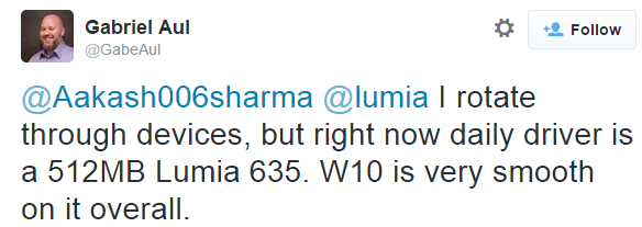 微軟：即使手機512內(nèi)存，Win10也流暢