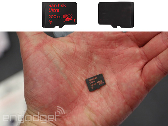 128G不夠？閃迪推200G microSD卡