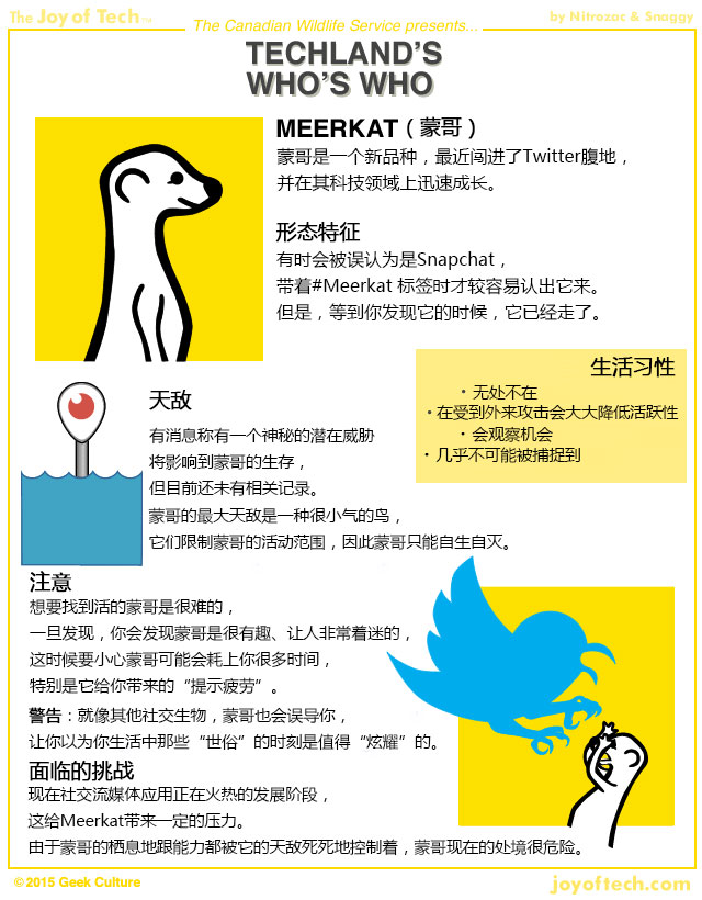 不和你玩了，Twitter封殺直播應(yīng)用Meerkat