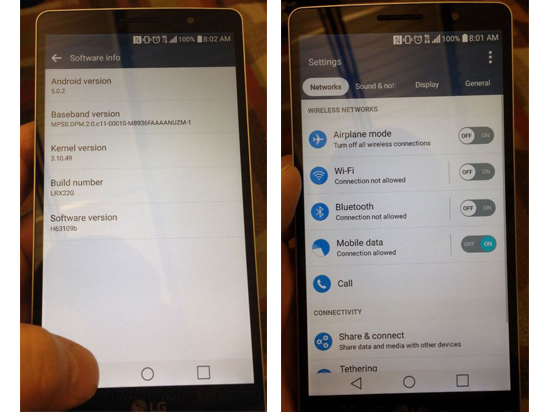預(yù)計下半年發(fā)布，LG G4 Note諜照曝光
