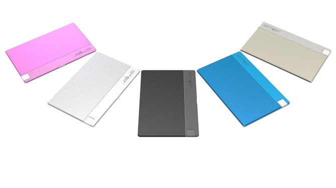 Slimger超薄移動(dòng)電源，放皮夾里都可以