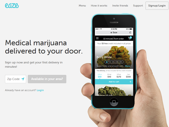 在剛拿到千萬美元融資的Eaze上購買大麻是怎樣的體驗(yàn)？