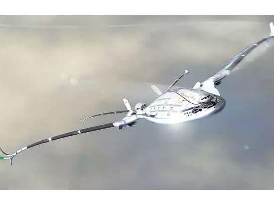 零排放巨型客機設計概念圖問世