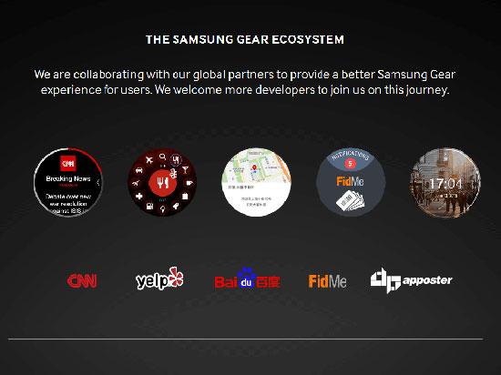 百度或?qū)⒊蔀槿切掳嬷悄苁直砗献骰锇?/></p><p>　　三星新款智能手表將采用圓形表盤，這對于三星來說尚屬首次，新設(shè)計(jì)或有抄襲之嫌，再次成為人們吐槽的對象。三星表示，將在新款智能手表推出前面向第三方開發(fā)者發(fā)布可穿戴軟件開發(fā)包。同時(shí)，三星還列出了幾家合作伙伴，包括Yelp、CNN等公司，百度則以地圖圖片展現(xiàn)，未來不排除三星將于百度地圖進(jìn)行合作。（TechWeb）</p>			
			
			<!---->
		    
                    <!-- 新聞詳情頁底部轉(zhuǎn)載/原文聲明 -->
                    <div   id=