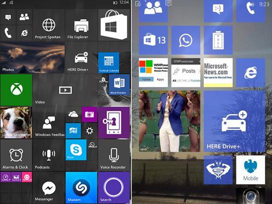 亮瞎密集恐懼癥患者，Win10手機新版首曝