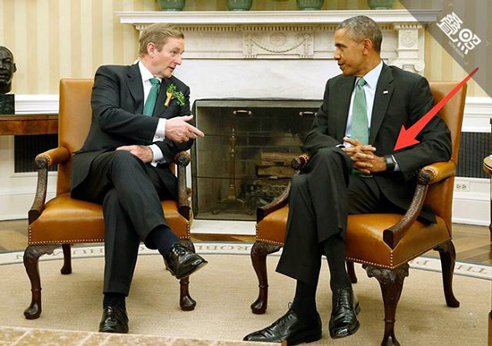 美國總統(tǒng)玩上智能表：竟然不是Apple Watch