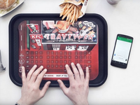 肯德基一次性藍牙鍵盤，讓你吃薯條也可以發(fā)信息！