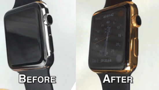 化學(xué)家教你如何把Apple Watch鍍成24K金表！