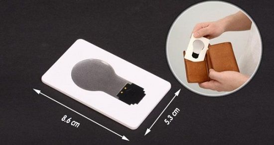 沒見過吧！能塞進(jìn)錢包的燈泡！ 