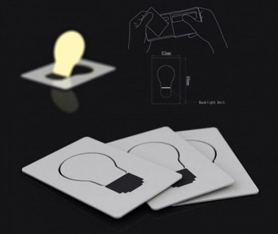 沒見過吧！能塞進(jìn)錢包的燈泡！ 