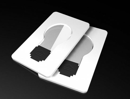 沒見過吧！能塞進(jìn)錢包的燈泡！ 