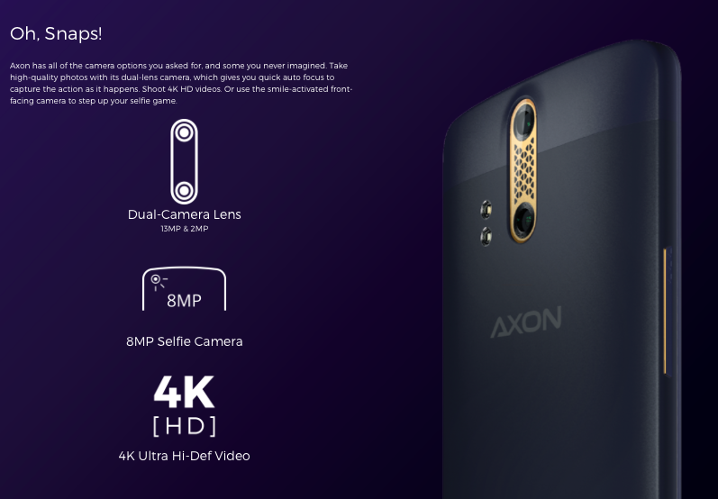 原來(lái)是它！中興旗艦Axon國(guó)行版7月21日發(fā)布