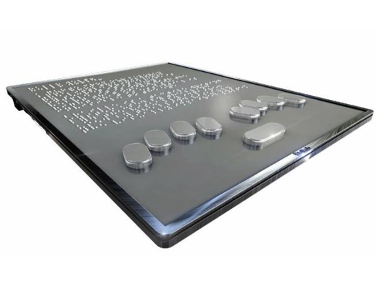 為盲人設(shè)計的平板電腦，原來是長這樣的