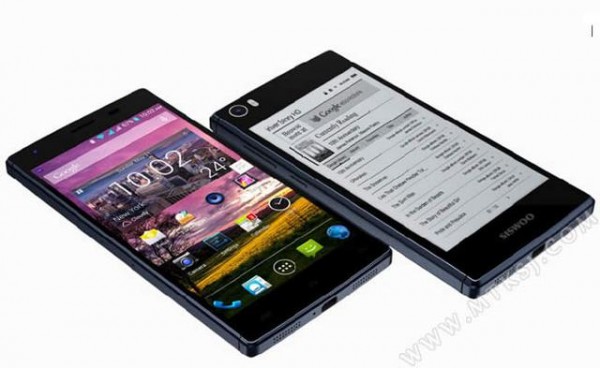 國產(chǎn)也有雙屏手機(jī)了,背面是4.7寸E-ink屏