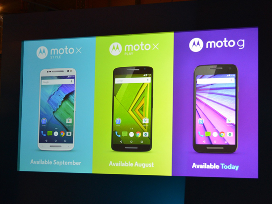 三機(jī)齊發(fā)，Moto G/X Style/X Play正式發(fā)布