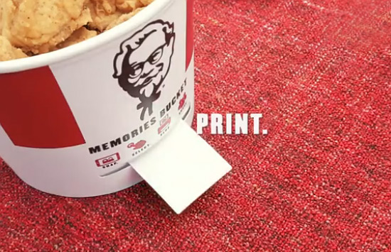 能打印照片！肯德基將推智能全家桶