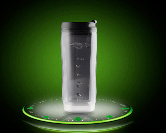 想喝卡布奇諾？有個(gè)噴氣智能水杯就能做到