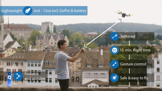 這叼炸天的自拍器，竟能飛起來！