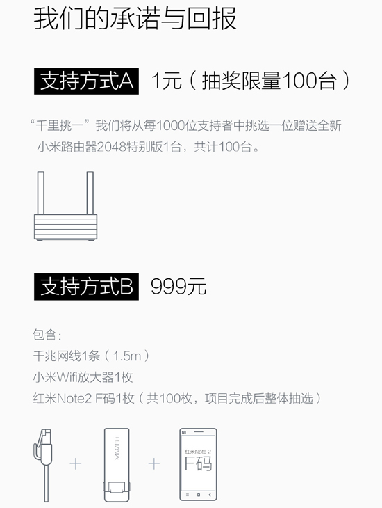 小米路由器2TB版開(kāi)啟眾籌：999元！