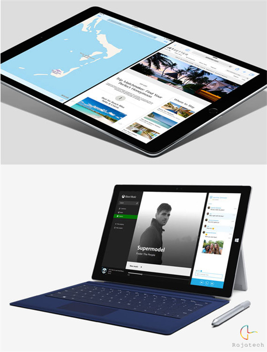 全面抄襲or超越？iPad Pro對比Surface Pro 3