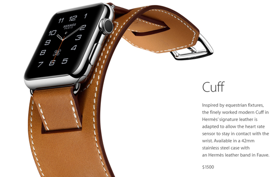 最低也7000元！愛馬仕Apple Watch 10月5日上市