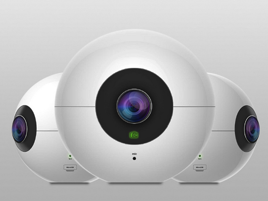 暴風(fēng)魔眼攝像機(jī)：720度視頻錄制 售價(jià)999元