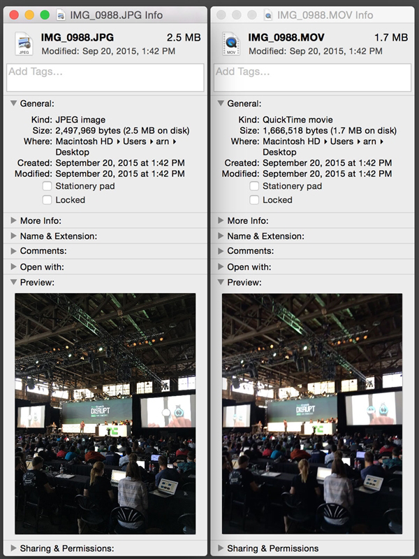 iPhone 6s Live Photos照片實為小視頻？