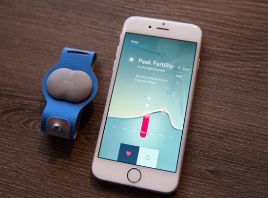 Ava女士健康追蹤手環(huán)，提供最佳受孕時(shí)間