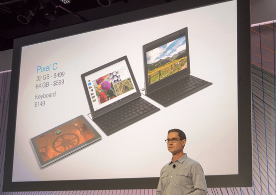 瞄準蘋果和微軟 谷歌平板Pixel C正式發(fā)布