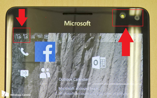 支持虹膜掃描 Lumia 950/950 XL真機(jī)曝光