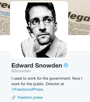 斯諾登有多火？Twitter的郵件已達(dá)47GB