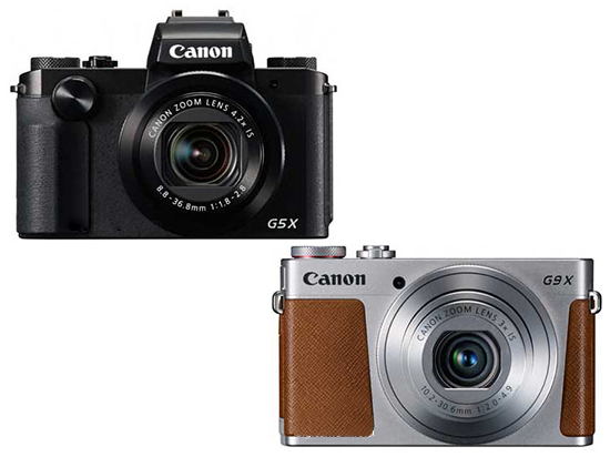 佳能新款高端數(shù)碼相機G5X和G9X曝光