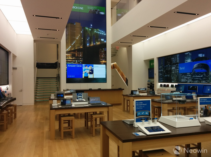 比蘋(píng)果Apple Store更氣派！全球最大微軟旗艦店開(kāi)業(yè)