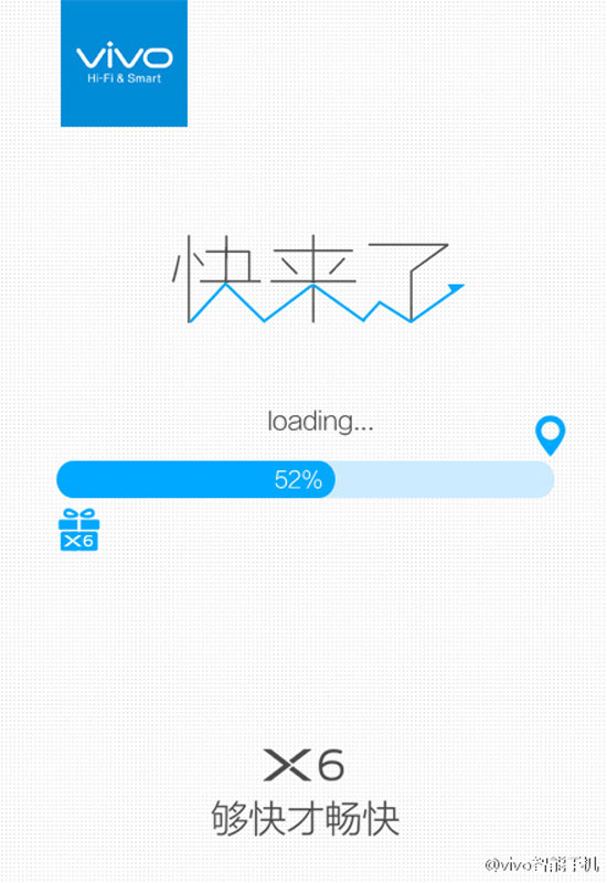 vivo新機(jī)X6要來了,4G內(nèi)存全金屬!