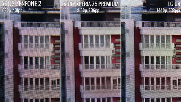 測試結(jié)果：索尼Z5 Premium的4K屏幕沒啥卵用？