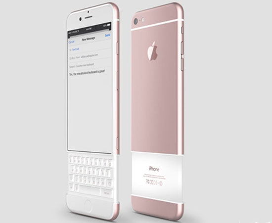 iPhone 6s加入物理全鍵盤？炫酷極了！