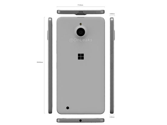微軟新機Lumia 850大曝光：金屬邊框   或明年2月發(fā)布