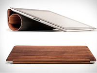 iPad木質(zhì)卷軸保護(hù)殼：書(shū)生氣息很濃！