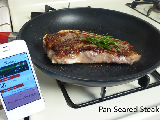 煎鍋也智能，告訴你牛扒熟了沒