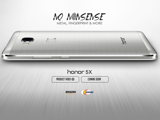 終于去美國了！榮耀5X即將在美開售