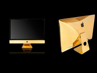  土豪新玩物24K黃金iMac現(xiàn)身！買(mǎi)家疑是中國(guó)人