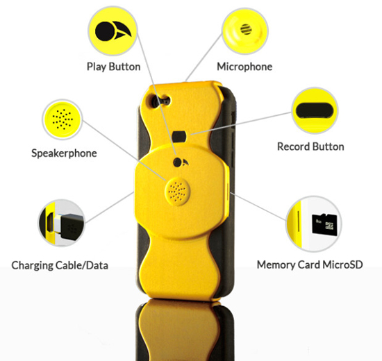 iPhone手機(jī)錄音也不難，有這個(gè)手機(jī)殼就搞掂！