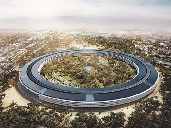 視頻：蘋果“太空船”園區(qū)最新航拍揭秘