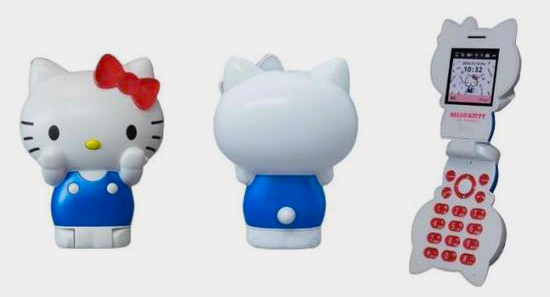 萌翻了！Sanrio專為粉絲推出Hello Kitty翻蓋手機(jī)