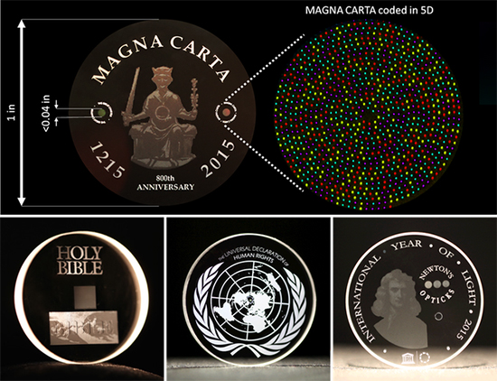 五維數(shù)據(jù)存儲技術(shù)：將我們脆弱的文明永久保存