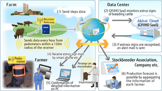 富士通MWC上展示養(yǎng)牛神器：終身大事就靠它啦！