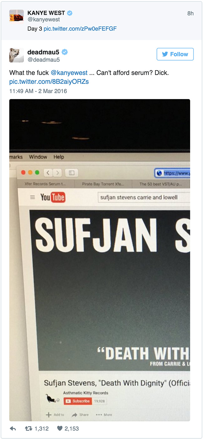 Kanye West竟上海盜灣？原來他也用盜版