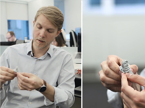 視頻：實(shí)用技能Get！ 10秒教你整理好耳機(jī)線